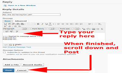 D2L Discussion Reply 