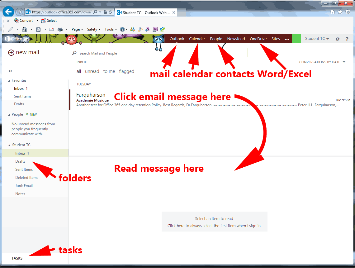 Web Mail Inbox
