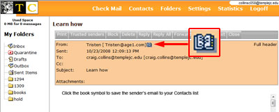 Add Contact tool