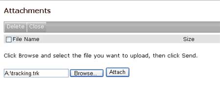 Attachment Dialog