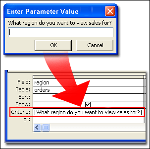 Parameter queries
