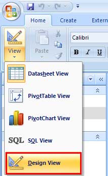 Query, Design View