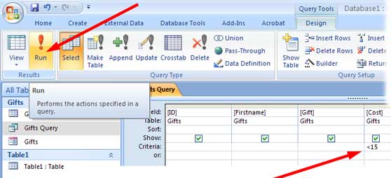 Query Criteria