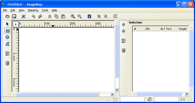 GIMP Image Map window