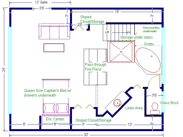 A-Frame  Floorplan