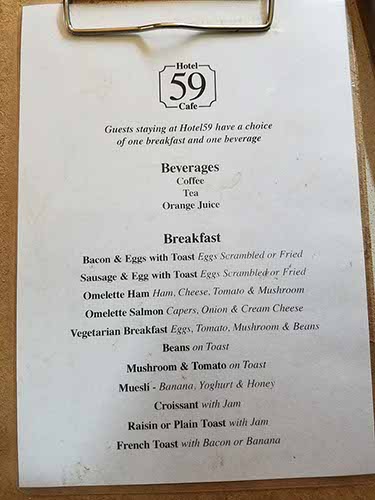 Sydney Hotel 59