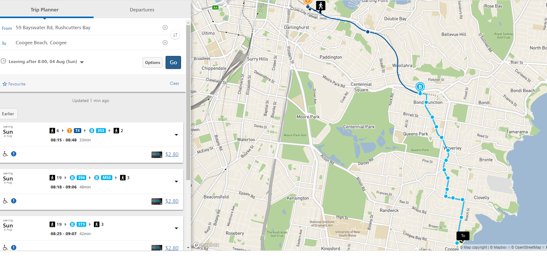 Sydney map