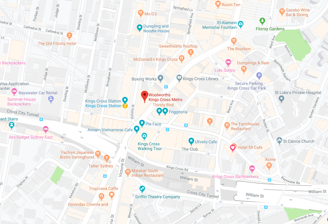 Sydney map