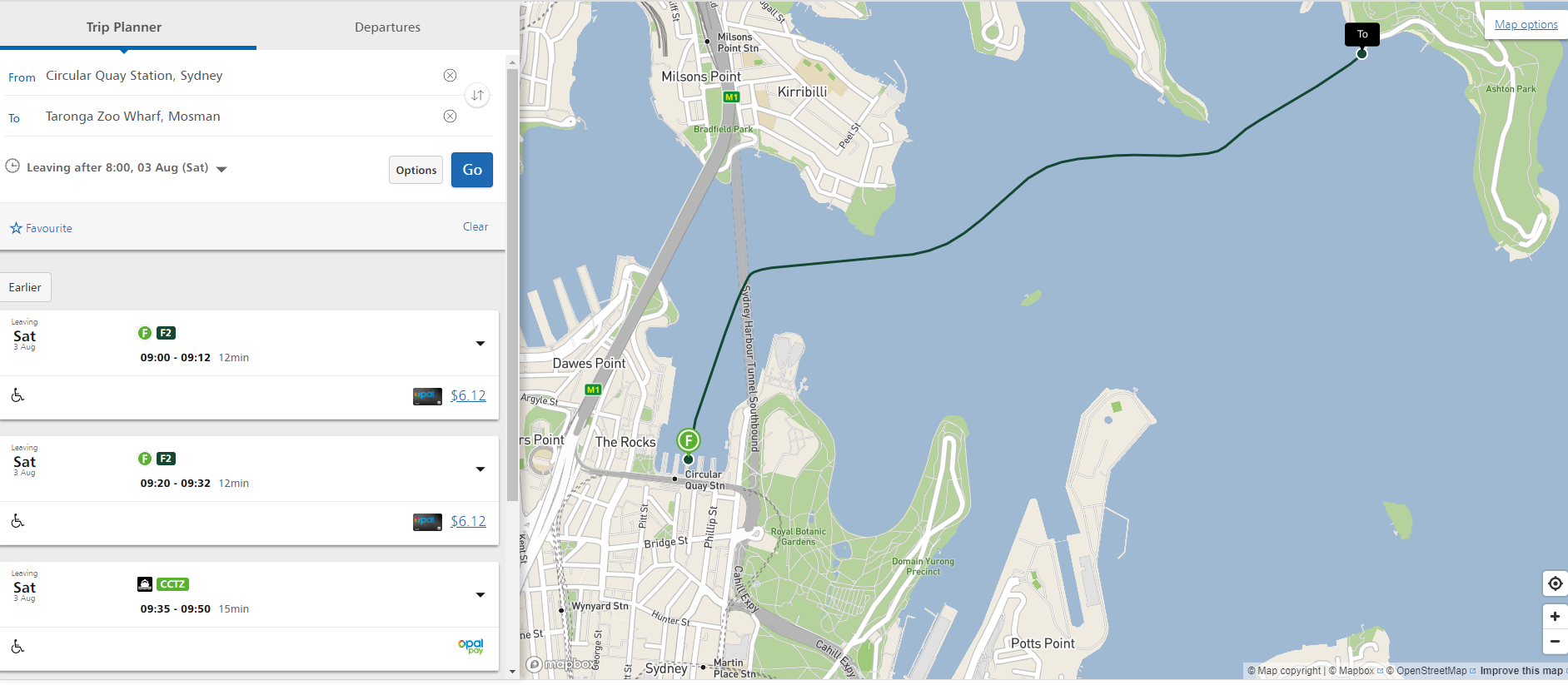 Sydney map