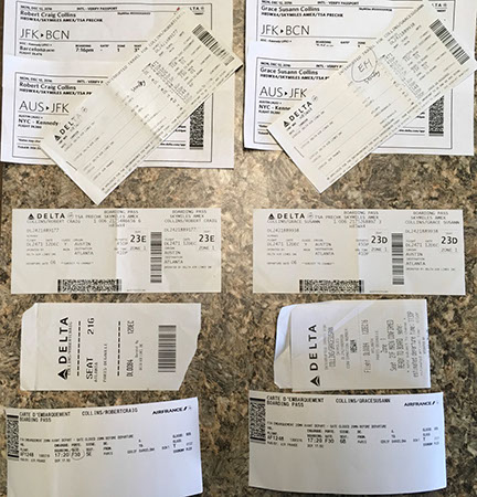 Boarding passes