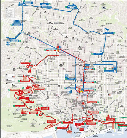 Tour route