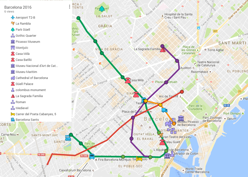 Barcelona Map