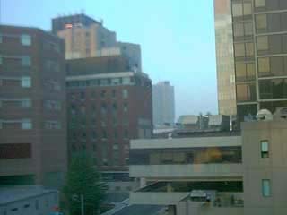 Hotel view of Boston