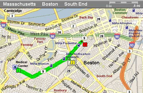 Map of Boston