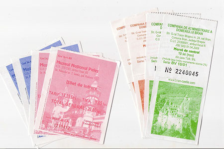 Tickets to the castles