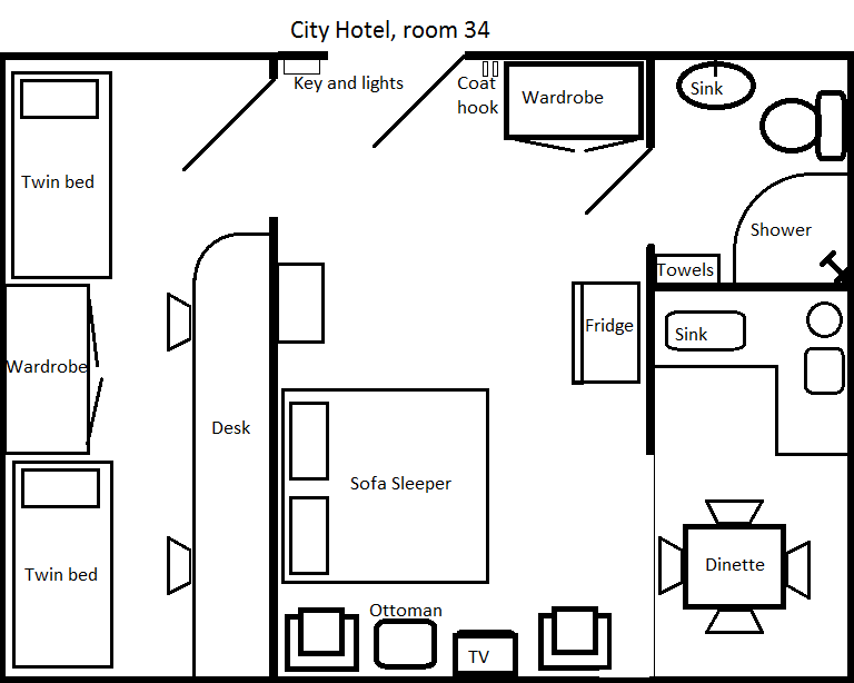Room 34, City Hotel