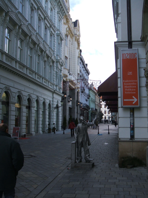 Whimsical Statue in Bratalsava