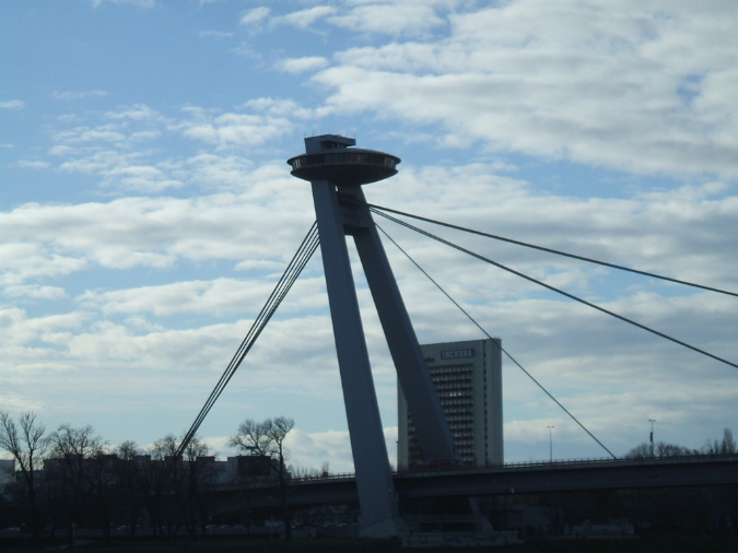 UFO restaurant on the Nový Most 