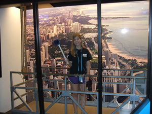 From the Hancock Observation Deck, in Chicago