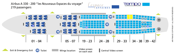 Airbus seats
