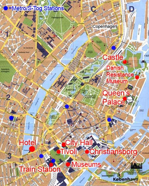 Map of Copenhaven