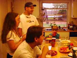Samantha, Marc, and Austin