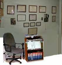 Wall of certificates