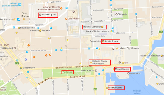 Helsinki Map