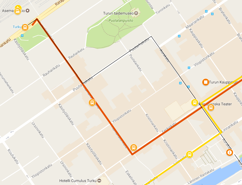 Turku Bus Stops