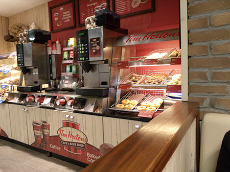 Tim Horton's in the Spar near Grafton