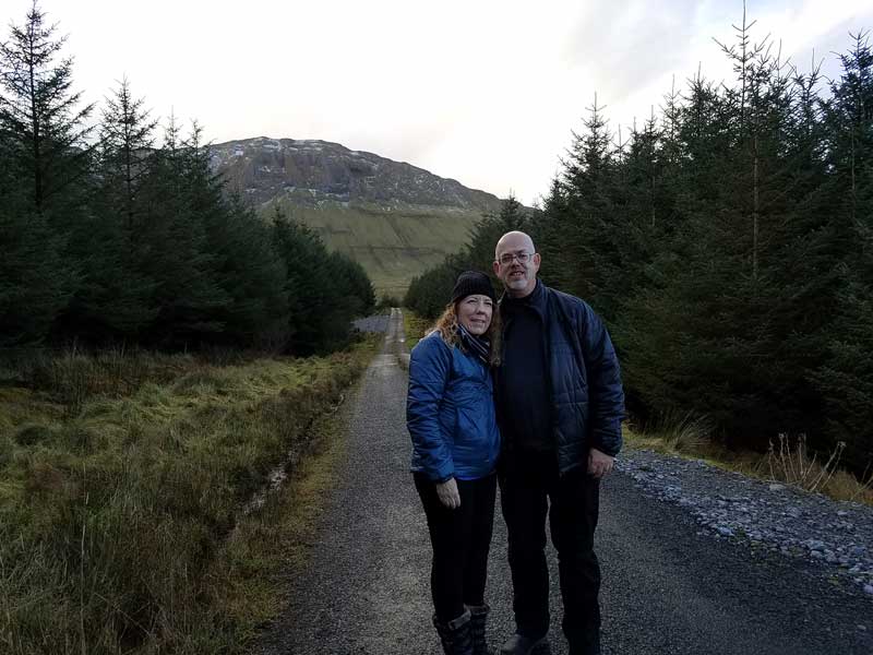 Near Gleniff Barytes mill site