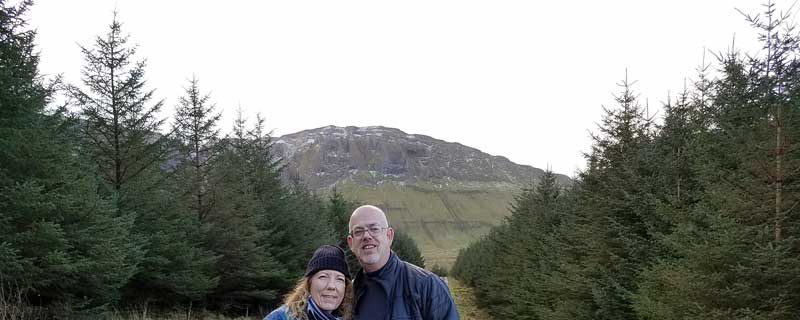 Near Gleniff Barytes mill site