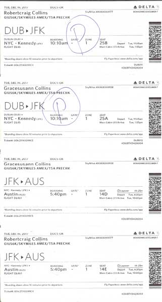 Boarding Passes