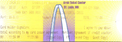 St. Louis Arch Ticket