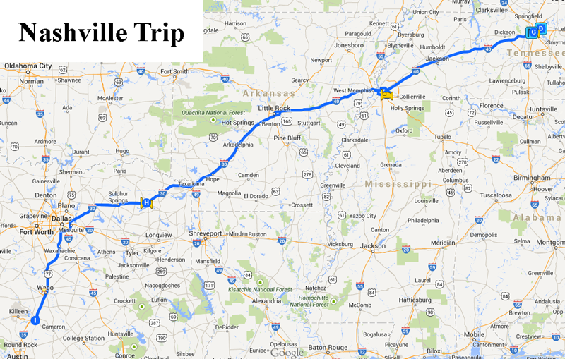 Map of Route