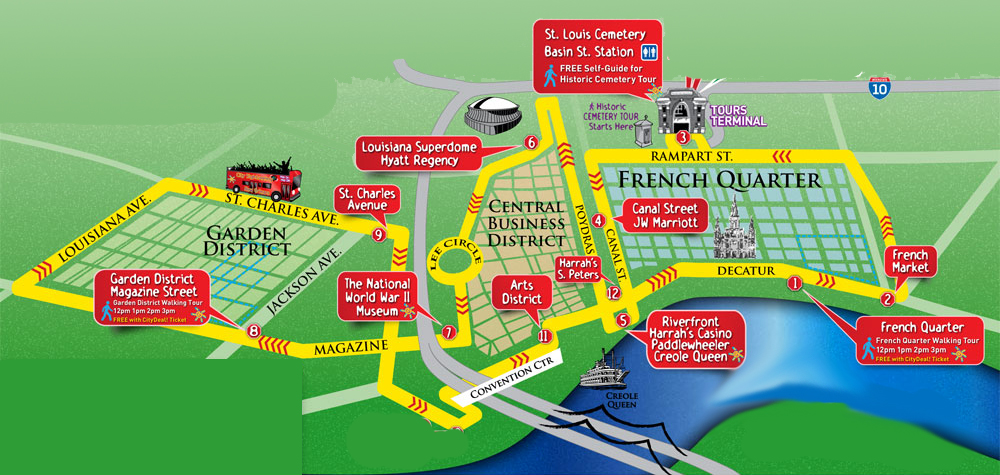 New Orleans driving tour