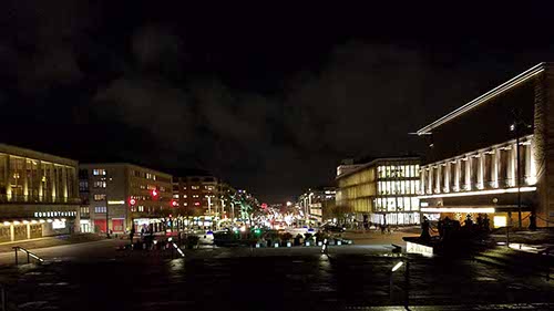 Views from the art museum, up the Avenyn