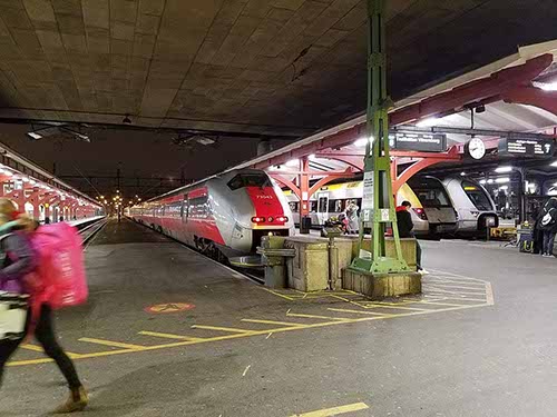 Our VY train to Norway