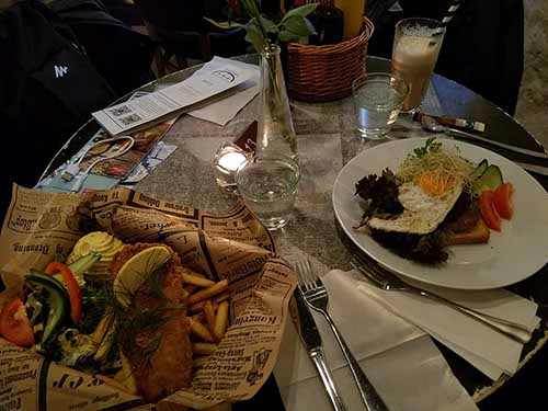 The Magenta café, Old Town (Gamlebyen); Fredrikstad, Norway 