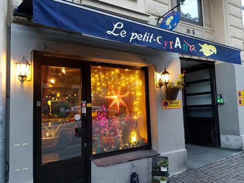 Cyrano, our last dinner in Sweden
