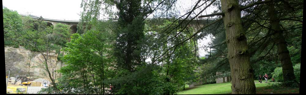 Luxembourg Ravine, and casements