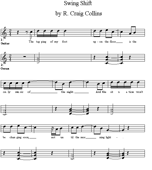 Swing Shift sheet music