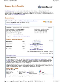 Expedia Reservations