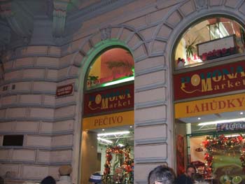 Pamona Market, near Museum, Wenceslas Square, Prague