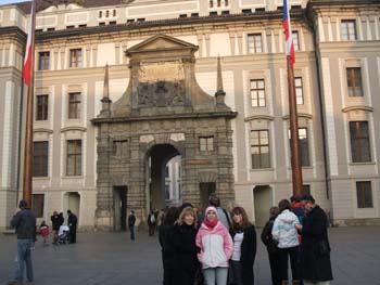Hapsburg courtyard, Prague Castle