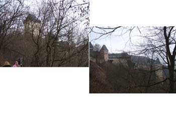 View approaching Karlstejn