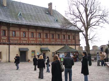 Courtyard at Karlstejn
