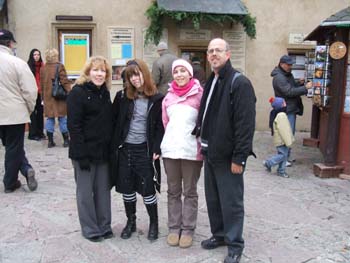 Family portrait at Karlstejn