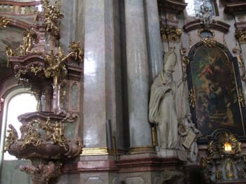 Interior of St Nicholas of the Little Quarter (Sv. Mikuláše), Prague