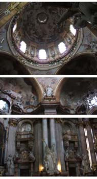 Interior of St Nicholas of the Little Quarter (Sv. Mikuláše), Prague